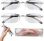 2 Pcs Auto Focus Glasses Intelligent Zoom Smart Reading Color-changing Anti B. Fixed Price $10.99.