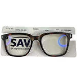 Sav Eyewear Glasses Optitek Blue Light Readers 7312 Tortoise +2.50 New $36. Fixed Price $14.48.