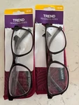 2-TREND By Foster Grant Reading Glasses +2.00 Elana Wine. Fixed Price $10.00.