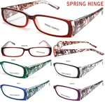 Georgio Caponi Two Dimentional Design Reader With Spring Hinge (2DDR). Fixed Price $9.75.