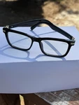Cartier Square Full Rim Black Acetate Eyeglasses Frames Unisex. Fixed Price $175.00.