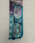 Foster Grant Reading Glasses Pearla Teal 53 16-144 W/soft Case Pick Strength. Fixed Price $6.66.
