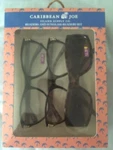 New! Caribbean Joe Reading Glasses And Sunglass Readers +2.50 Set Of 3. Fixed Price $24.00.