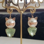 Betsey Johnson Stud Earrings Pearl Face Delicate Stone Accents. Fixed Price $13.95.