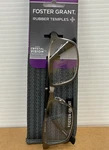 Foster Grant Rubber Temples Plus Reading Glasses W/ Case. Eli. Choose Strength. Fixed Price $11.99.