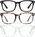 3 Pack Blue Light Blocking Glasses For Women Computer Gaming Vision Care Pr. Fixed Price $14.99.