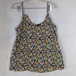 Loft Women's Colorful Floral Spring Spaghetti Strap Tank Top Size Xs. Fixed Price $13.99.