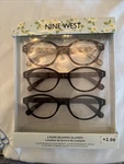 Nine West Women's Premium Oval Reading Glasses Trio +2.00. Fixed Price $26.99.