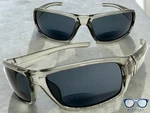 Sporty Wrap Around Bifocal Reading Sun Glasses Readers Gray Frame For Men +1.50. Fixed Price $13.94.