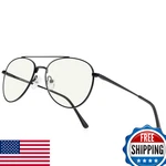 Rb.pilot Blue Light Aviator Reading Glasses Metal Frame Spring Temple. Fixed Price $46.96.