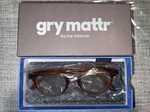 Gry Mattr Reading Glasses Joe Mimran Creative +0 Blue Light Weight Brand New. Fixed Price $20.00.