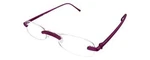 Calabria 714 Women's Rimless Flexie Reading Glasses Violet Purple +0.75 48 Mm. Fixed Price $23.47.