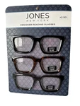 New Jones York Unisex Designer Reading Glasses 2.50 Pack Of 3. Fixed Price $22.99.