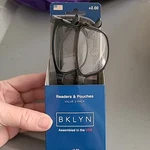 Bklyn +2.00 Readers+pouches Magnifying Glasses 2-PACK Black Montrose New. Fixed Price $15.84.