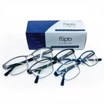 Flipo Blue Light Blocking Reading Glasses With 2.0 Strength Levels 3-PACK. Fixed Price $23.99.