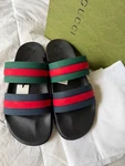 Gucci 100% Authentic Men Slides Us Size. Fixed Price $350.00.