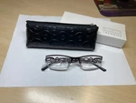 Trendies Black Reader Glasses +2.25 With Soft Zip-up Case (00). Fixed Price $5.99.
