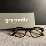 New Gry Mattr, Blue Light, Reading Glasses, Diplomatic +0, Brown (see Pics.). Fixed Price $15.99.