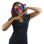 Pudgy Pedro's Party Sunglasses Novelty Shades Perfect For Jumbo, Red. Fixed Price $12.25.