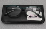 Foster Grant Gloss Reading Glasses +1.25 2001 53 16-143 Green Black W/case. Fixed Price $10.88.