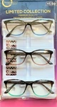 Design Optics By Foster Grant Limited Collection Reading Glasses +1.50 - 3PKS. Fixed Price $28.98.