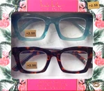 Nicole Miller 2-PACK Premium Quality Reading Glasses Readers +2.50 New Authentc. Fixed Price $29.99.