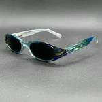 Peepers Sammann #9119 +2.50 Sun Readers Blue Mix Used. Fixed Price $21.95.