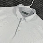 Smith & James Horn Legend Polo Shirt Mens Xl White Micro Dot Short Sleeve Golf. Fixed Price $26.99.