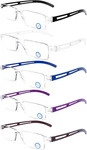 Doovic 5 Pack One-piece Design Reading Glasses Lightweight Blue Blocking. Fixed Price $41.51.