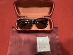 Gucci GG0746S 002 Black Light Brown Lens Plastic Sunglasses Sherry Line. Fixed Price $249.00.