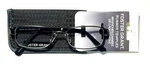 Foster Grant Men's Manning Gunmetal Rectangular Reading Glasses Pick Strength. Fixed Price $24.99.