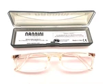 Nannini Italy Quick 7.9 Crystal Half-eye Comfort Fit +2.50 Readers New W/ Case. Fixed Price $39.99.