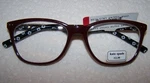 Kate Spade Reading Glasses Sz 2.50 Tinlee Burgundy Ith Daisy Arms Nwt. Fixed Price $49.99.