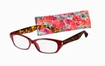 Icu Eyewear Solid Front Women's Reading Glasses Burgundy Tortoise +2.25. Fixed Price $9.49.