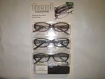 Trend Collection +1.25 Design Optics Reading Glasses, Black/brown *new. Fixed Price $12.99.