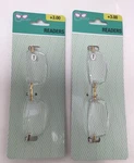 Clearvue Readers Tortoise Frameless +3.00 Lot Of 2. Fixed Price $5.49.
