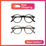 Opulize Rey Reading Glasses For Women Men, Retro Round Frame With Spring Hinges,. Fixed Price $16.94.
