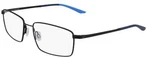 New Nike 4305 008 Satin Black & Midnight Navy Eyeglasses 55/18/145. Fixed Price $69.95.