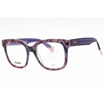 Missoni Women's Eyeglasses Pink Violet Pattern Full Rim Frame 0127 0S68 00. Fixed Price $44.58.