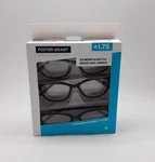 Design Optics By Foster Grant 3-PK Readers +1.75 Strength Women's. Fixed Price $13.49.