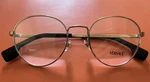 Versace Gold Metal Round Eyeglass Frames Mod 1279 1002 53 20 145 Full Rim. Fixed Price $70.00.