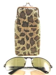 Small Metal Mesh Eye Glasses Case With Pocket "new" Usa Stock. Fixed Price $17.99.