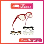 Eyekepper 4 Pack Oversized Blue Light Filter Glasses Women Cat Computer Read. Fixed Price $37.74.