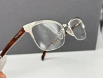 Prada Eyeglasses Frames Woman Gray Silver Brown Square Vpr 60P Cat NP:210. Fixed Price $150.42.