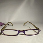Cmc Unique Short Women Reading Glasses +1.50 Purple Yellow Bedazzled W/ Case. Fixed Price $12.99.