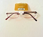 Magnivision Elegant Eyes Kristin Brg Rimless Reading Glasses +1.00 Nwt. Fixed Price $19.99.
