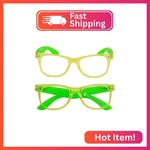 V.w.e. 2 Pairs Transparent Neon Color Deluxe Reading Glasses - Comfortable Styli. Fixed Price $18.31.