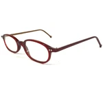 Vintage Eyeworks Eyeglasses Frames Mr. Ray 295 Brown Red Round 45-20-135. Fixed Price $72.79.