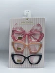 Max Edition 3-PACK Chunky Cat Eye Reading Glasses +2.50 Strength New. Fixed Price $29.00.