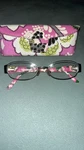 Pink, Green, And Gray Vera Bradley Reading Eyeglasses Matching Case. Fixed Price $35.99.